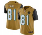 Jacksonville Jaguars #81 Niles Paul Limited Gold Rush Vapor Untouchable Football Jersey