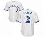 Toronto Blue Jays #2 Clayton Richard Replica White Home Baseball Jersey