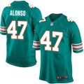 Miami Dolphins #47 Kiko Alonso Game Aqua Green Alternate NFL Jersey