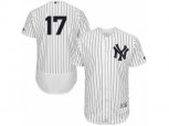 New York Yankees #17 Matt Holliday White Navy Flexbase Authentic Collection MLB Jersey
