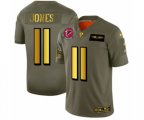 Atlanta Falcons #11 Julio Jones Limited Olive Gold 2019 Salute to Service Football Jersey