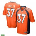 Denver Broncos #37 P.J. Locke III Nike Orange Vapor Untouchable Limited Jersey