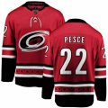 Carolina Hurricanes #22 Brett Pesce Fanatics Branded Red Home Breakaway NHL Jersey