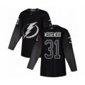 Tampa Bay Lightning #31 Scott Wedgewood Authentic Black Alternate Hockey Jersey