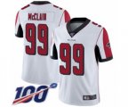 Atlanta Falcons #99 Terrell McClain White Vapor Untouchable Limited Player 100th Season Football Jersey