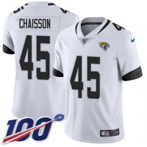 Jacksonville Jaguars #45 K\'Lavon Chaisson White Stitched NFL 100th Season Vapor Untouchable Limited Jersey