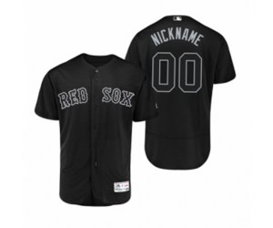 Boston Red Sox Custom Black 2019 Players\' Weekend Nickname Authentic Jersey