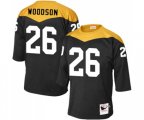 Pittsburgh Steelers #26 Rod Woodson Elite Black 1967 Home Throwback Football Jersey