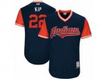 Cleveland Indians #22 Jason Kipnis Kip Authentic Navy Blue 2017 Players Weekend MLB Jersey