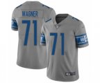 Detroit Lions #71 Ricky Wagner Limited Gray Inverted Legend Football Jersey