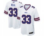 Buffalo Bills #33 Siran Neal Game White Football Jersey