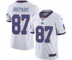 New York Giants #87 Sterling Shepard Elite White Rush Vapor Untouchable Football Jersey