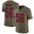 Arizona Cardinals #56 Karlos Dansby Limited Olive 2017 Salute to Service NFL Jersey