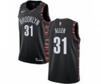 Brooklyn Nets #31 Jarrett Allen Swingman Black NBA Jersey - 2018-19 City Edition