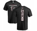 Atlanta Falcons #24 Devonta Freeman Black Backer T-Shirt