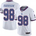 New York Giants #98 Damon Harrison Limited White Rush Vapor Untouchable NFL Jersey