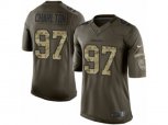 Dallas Cowboys #97 Taco Charlton Limited Green Salute to Service NFL Jersey