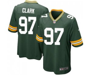 Green Bay Packers #97 Kenny Clark Game Green Team Color Football Jersey