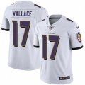 Baltimore Ravens #17 Mike Wallace White Vapor Untouchable Limited Player NFL Jersey
