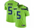 Seattle Seahawks #5 Jason Myers Limited Green Rush Vapor Untouchable Football Jersey