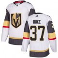 Vegas Golden Knights #37 Reid Duke Authentic White Away NHL Jersey