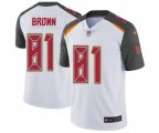 Tampa Bay Buccaneers #81 Antonio Brown White Stitched NFL Vapor Untouchable Limited Jersey