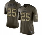 Los Angeles Chargers #23 Rayshawn Jenkins Elite Green Salute to Service NFL Jersey