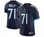 Tennessee Titans #71 Dennis Kelly Navy Blue Team Color Vapor Untouchable Limited Player Football Jersey