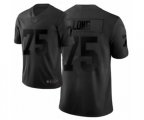 Oakland Raiders #75 Howie Long Limited Black City Edition Football Jersey