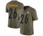 Pittsburgh Steelers #26 Mark Barron Limited Olive 2017 Salute to Service Football Jersey