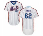 New York Mets Drew Smith White Alternate Flex Base Authentic Collection Baseball Player Jersey