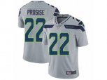 Seattle Seahawks #22 C. J. Prosise Vapor Untouchable Limited Grey Alternate NFL Jersey