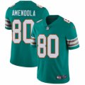 Miami Dolphins #80 Danny Amendola Aqua Green Alternate Vapor Untouchable Limited Player NFL Jersey
