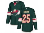 Minnesota Wild #25 Jonas Brodin Green Home Authentic Stitched NHL Jersey