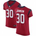 Houston Texans #30 Kevin Johnson Red Alternate Vapor Untouchable Elite Player NFL Jersey