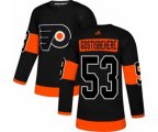 Adidas Philadelphia Flyers #53 Shayne Gostisbehere Premier Black Alternate NHL Jersey