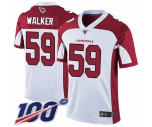 Arizona Cardinals #59 Joe Walker White Vapor Untouchable Limited Player 100th Season Football Jersey