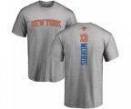 New York Knicks #13 Marcus Morris Ash Backer T-Shirt