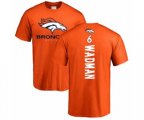 Denver Broncos #6 Colby Wadman Orange Backer T-Shirt