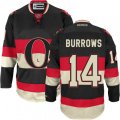 Ottawa Senators #14 Alexandre Burrows Authentic Black Third NHL Jersey