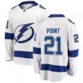 Tampa Bay Lightning #21 Brayden Point Fanatics Branded White Away Breakaway NHL Jersey
