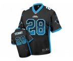 Carolina Panthers #28 Jonathan Stewart Black Team Color Stitched NFL Elite Drift Fashion Jersey