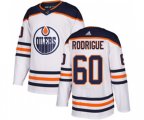 Edmonton Oilers #60 Olivier Rodrigue Authentic White Away NHL Jersey