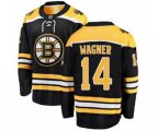 Boston Bruins #14 Chris Wagner Authentic Black Home Fanatics Branded Breakaway NHL Jersey