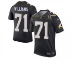 Washington Redskins #71 Trent Williams Elite Black Team Irvin 2016 Pro Bowl Football Jersey