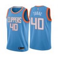 Los Angeles Clippers #40 Ivica Zubac Authentic Blue Basketball Jersey - City Edition
