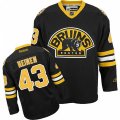 Boston Bruins #43 Danton Heinen Premier Black Third NHL Jersey