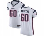 New England Patriots #60 David Andrews White Vapor Untouchable Elite Player Football Jersey