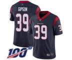 Houston Texans #39 Tashaun Gipson Navy Blue Team Color Vapor Untouchable Limited Player 100th Season Football Jersey