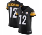 Pittsburgh Steelers #12 Terry Bradshaw Black Team Color Vapor Untouchable Elite Player Football Jersey